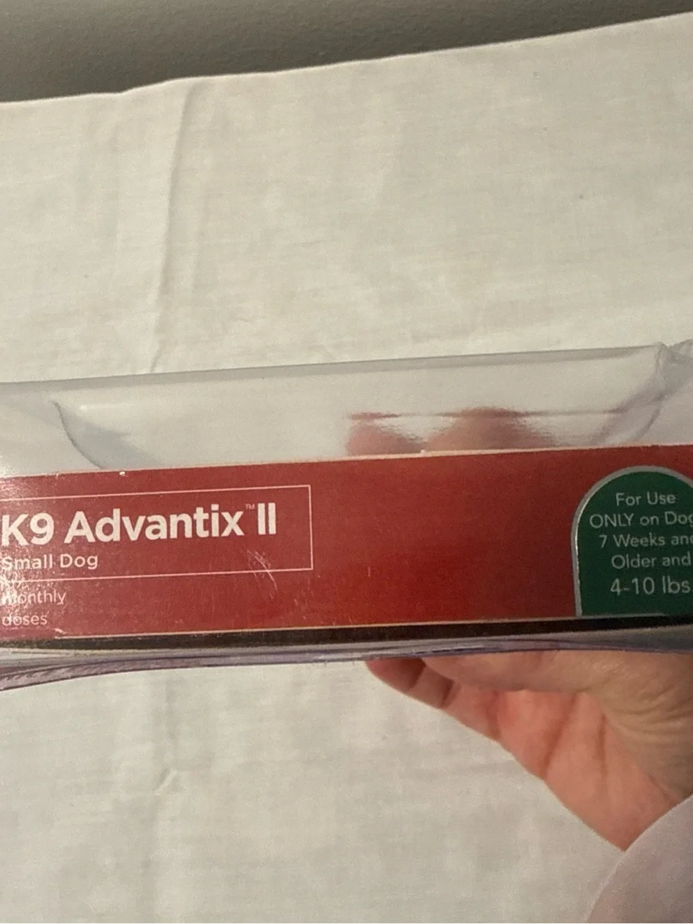 Elan K9 Advantix II Small Dog Flea & Tick Treatment - Red